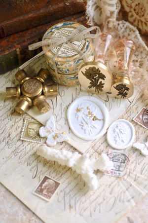 Floral Whispers: In Lieu of Speech Wax Seal Stamp | Daffodil | Hope Reborn