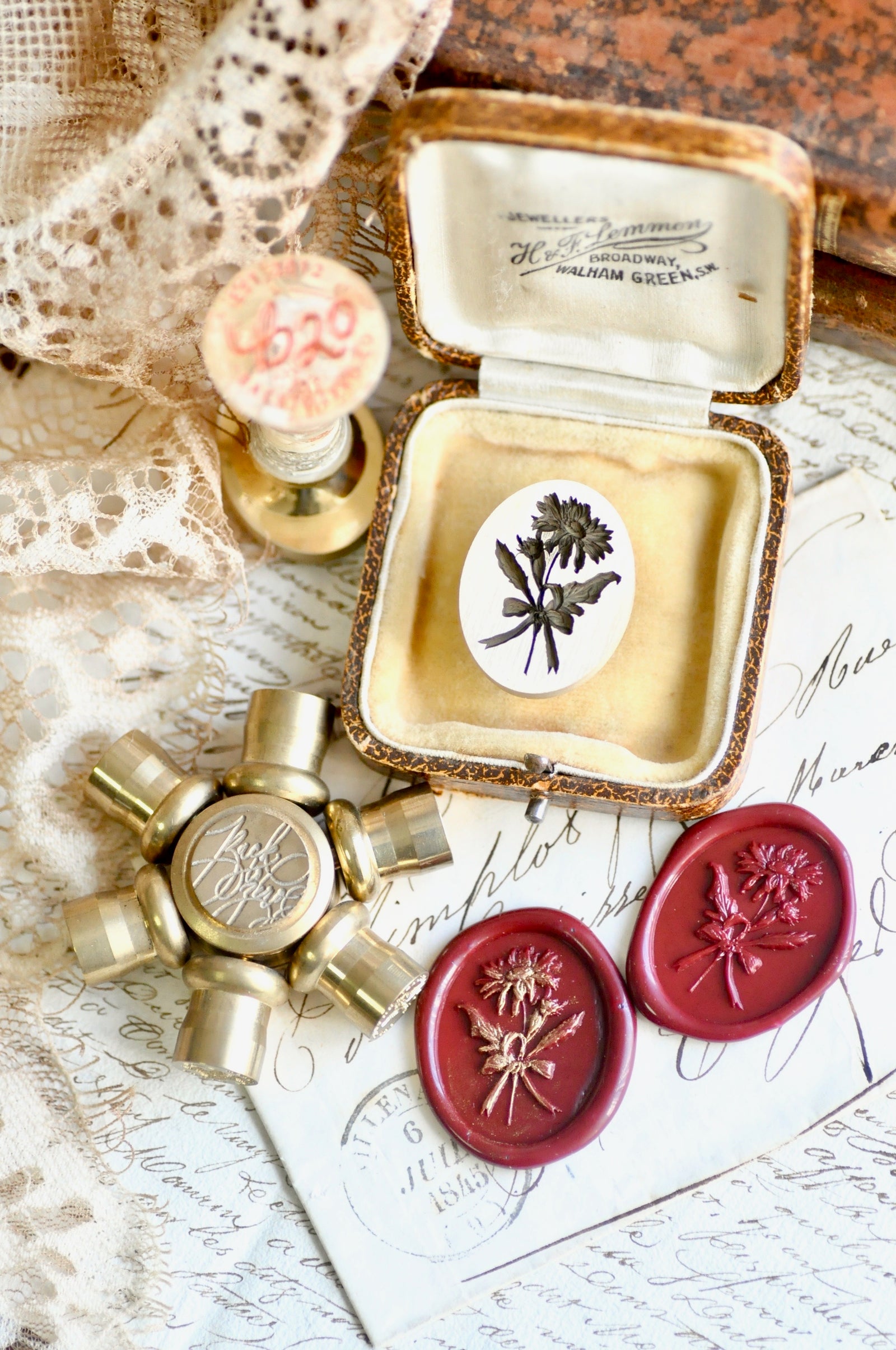 Floral Whispers: In Lieu of Speech Wax Seal Stamp | Daisy | Begin (Pre-Order / Ship in March)