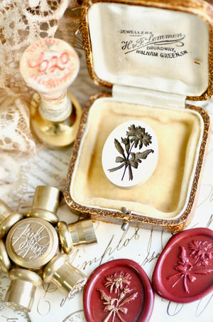 Floral Whispers: In Lieu of Speech Wax Seal Stamp | Daisy | Begin (Pre-Order / Ship in March)