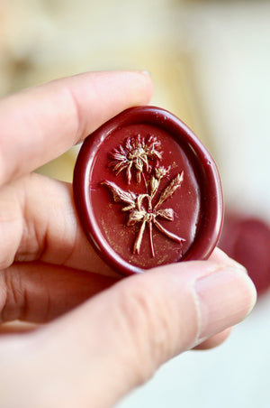 Floral Whispers: In Lieu of Speech Wax Seal Stamp | Daisy | Begin (Pre-Order / Ship in March)