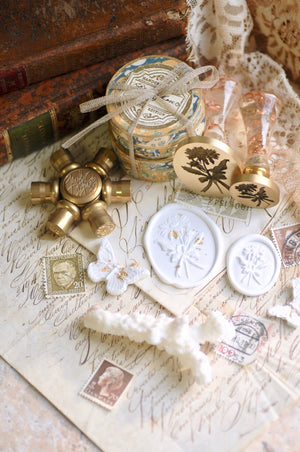 Floral Whispers: In Lieu of Speech Wax Seal Stamp | Daisy | Begin