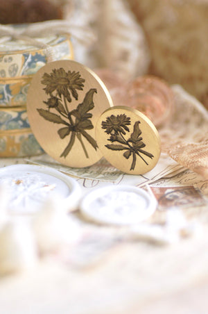 Floral Whispers: In Lieu of Speech Wax Seal Stamp | Daisy | Begin