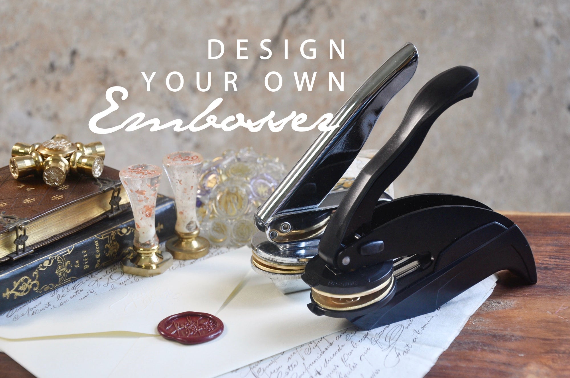 Embosing Custom Bespoke Custom Embosser Embossing Press Stamp | Backtozero B20