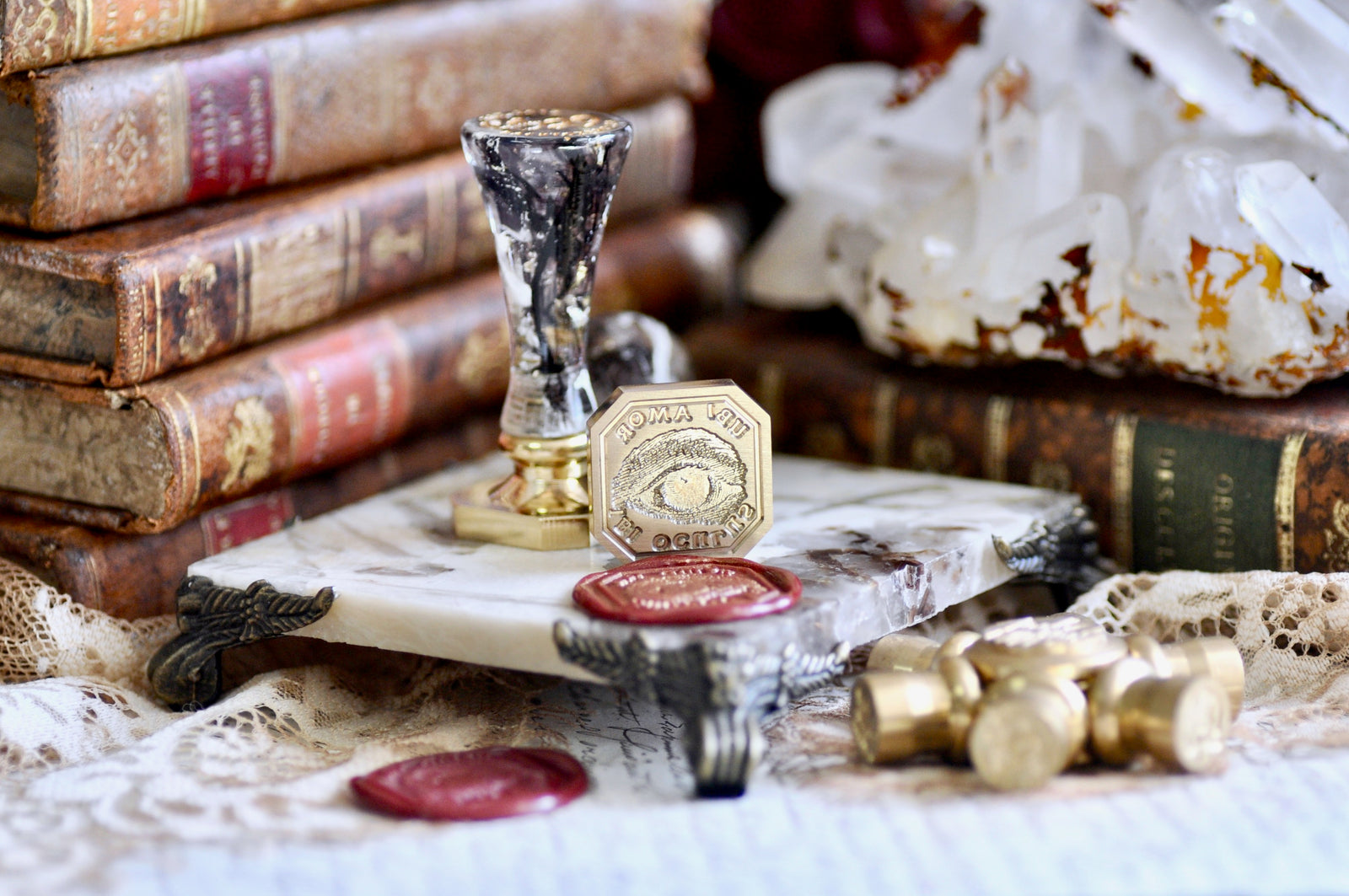 Eye Latin Motto Wax Seal Stamp | Love | O