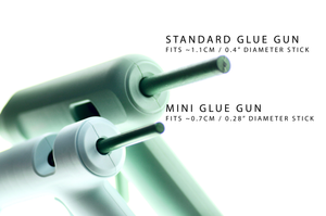 Marble Glue Gun Sealing Wax | Green & White