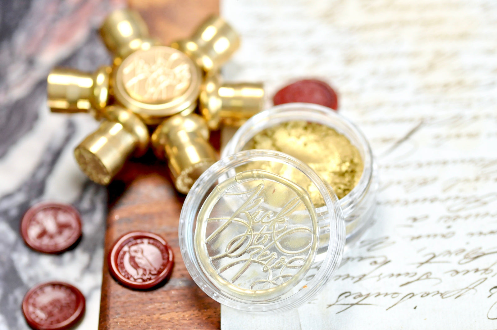 Metallic Highlight Powder for Wax Seal | Gold