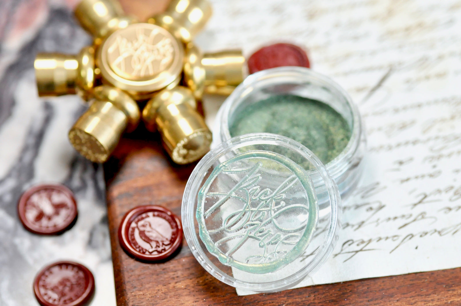 Metallic Highlight Powder for Wax Seal | Green