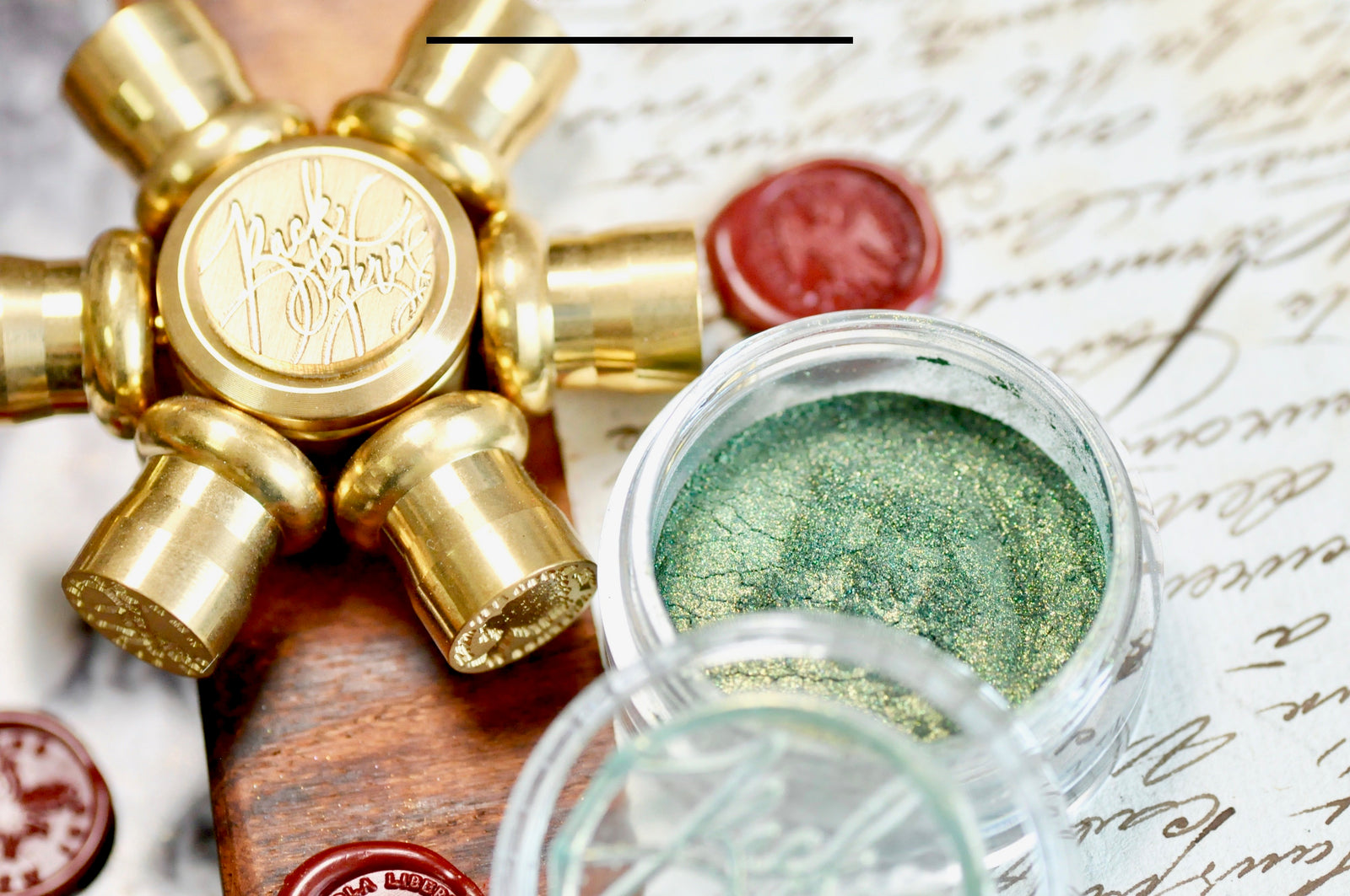 Metallic Highlight Powder for Wax Seal | Green