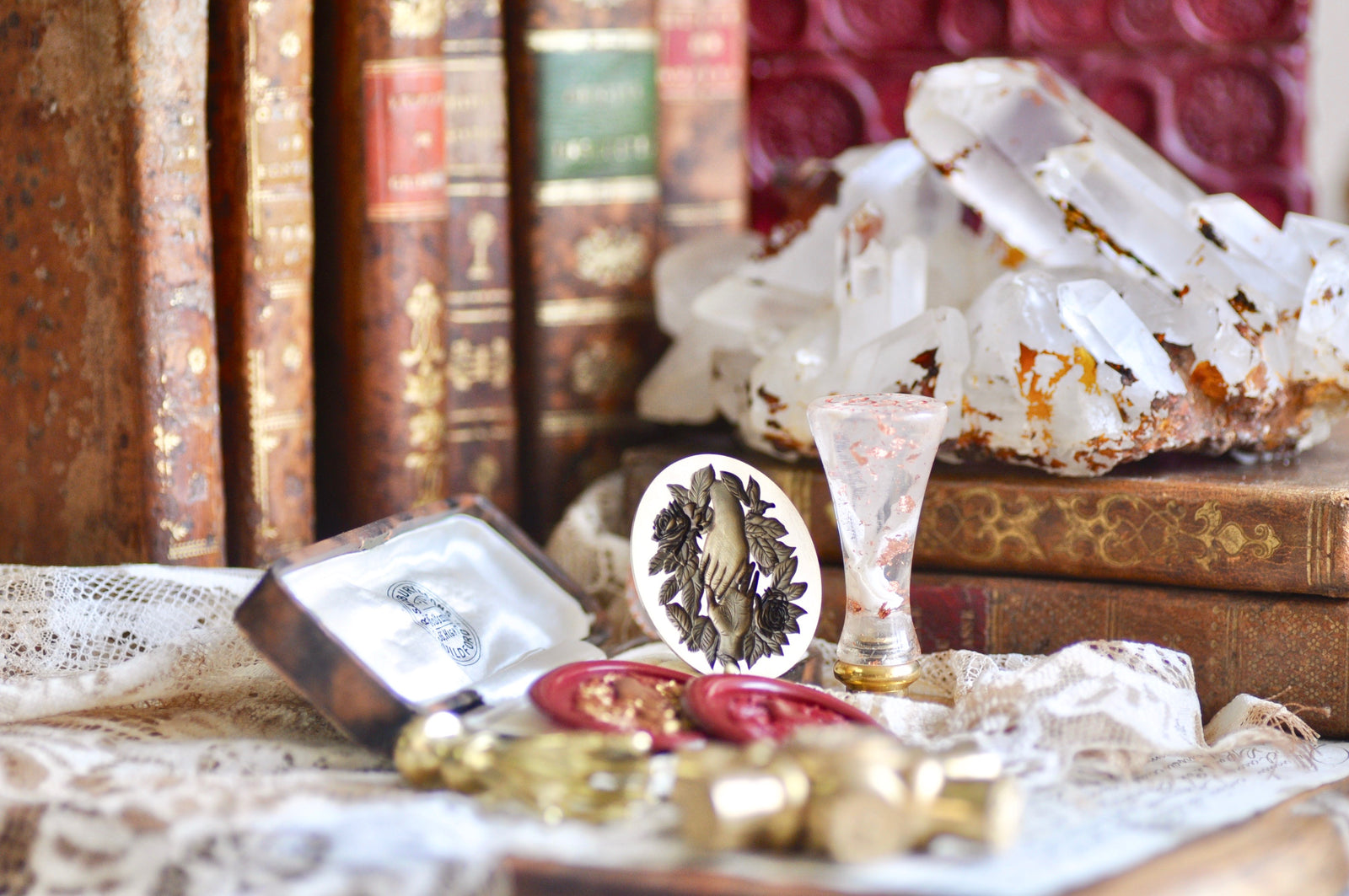 Collector's Edition Wax Seal Stamp | Hands | A Lifeline in Bloom