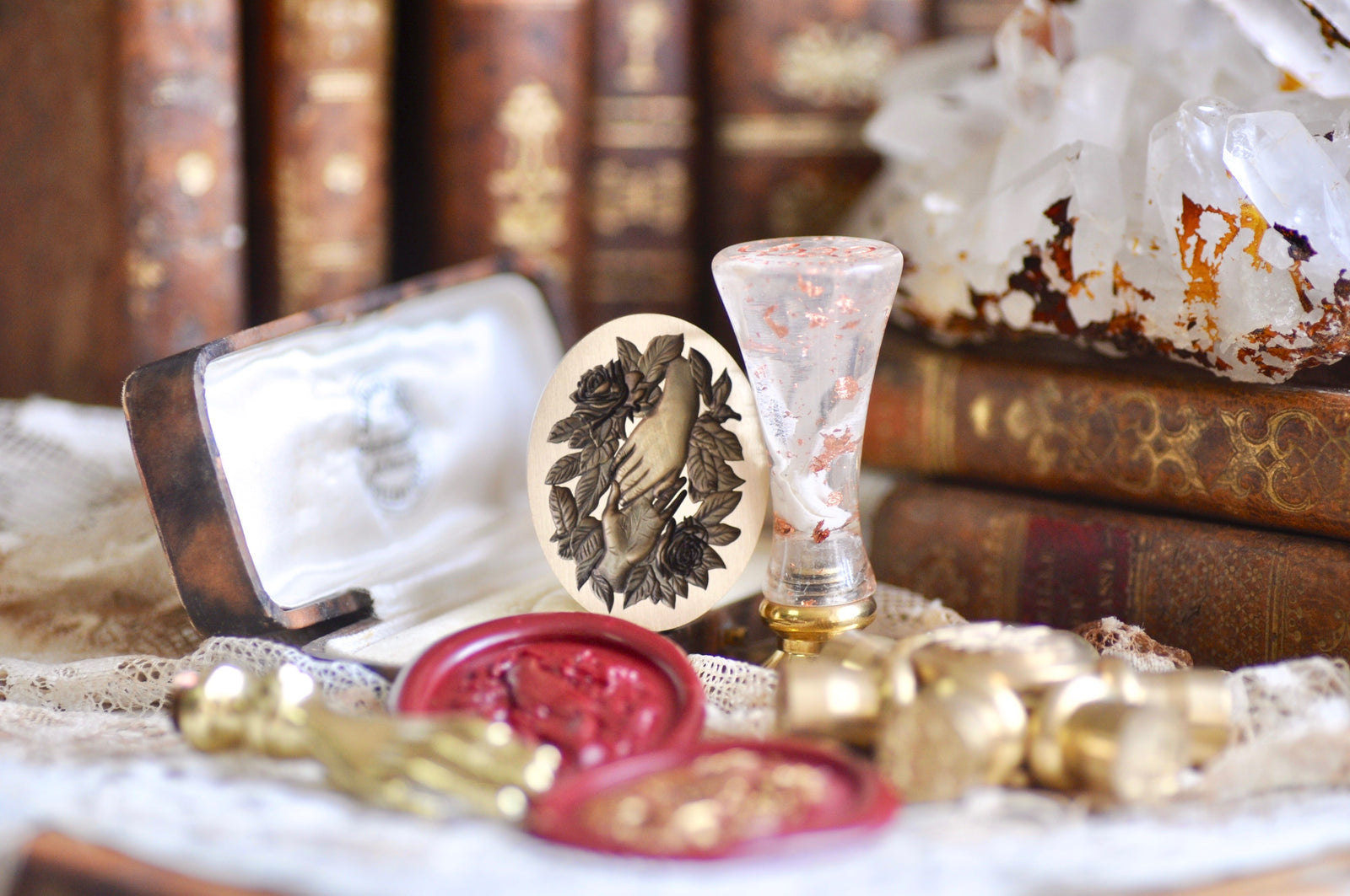 Collector's Edition Wax Seal Stamp | Hands | A Lifeline in Bloom