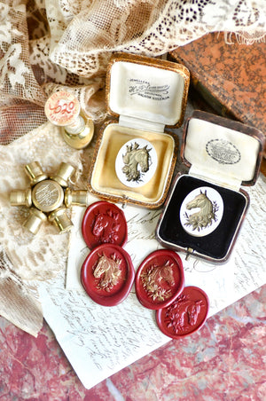 Collector's Edition Wax Seal Stamp | Harmony in Bloom | Horse Portrait (Pre-Order / Ship in March)