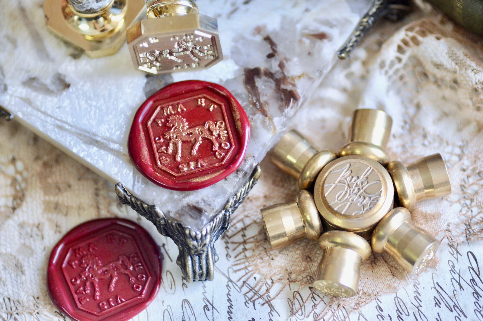 Horse Latin Motto Wax Seal Stamp | Passion | O