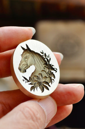 Collector's Edition Wax Seal Stamp | Harmony in Bloom | Horse Portrait (Pre-Order / Ship in March)