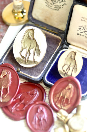 Collector's Edition Wax Seal Stamp | The Graceful Pause | Horse (Pre-Order / Ship in March)