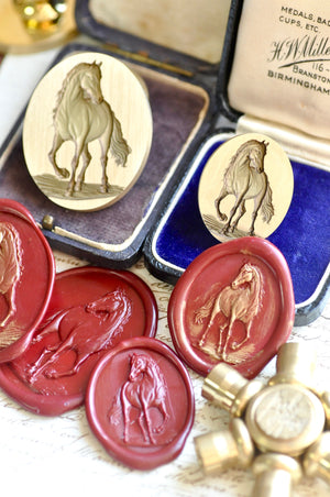 Collector's Edition Wax Seal Stamp | The Graceful Pause | Horse (Pre-Order / Ship in March)