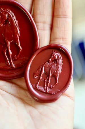 Collector's Edition Wax Seal Stamp | The Graceful Pause | Horse (Pre-Order / Ship in March)