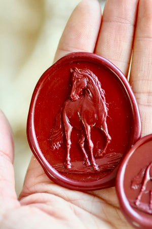 Collector's Edition Wax Seal Stamp | The Graceful Pause | Horse (Pre-Order / Ship in March)