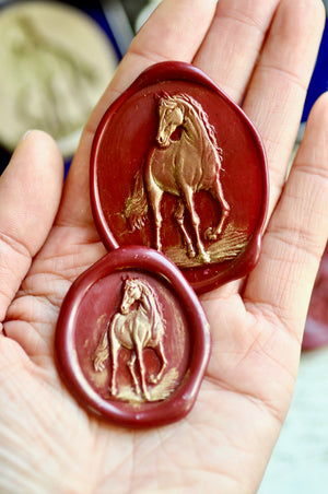 Collector's Edition Wax Seal Stamp | The Graceful Pause | Horse (Pre-Order / Ship in March)