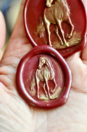 Collector's Edition Wax Seal Stamp | The Graceful Pause | Horse (Pre-Order / Ship in March)
