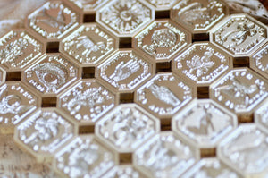 Sun with Eye Latin Motto Wax Seal Stamp | Wisdom | O