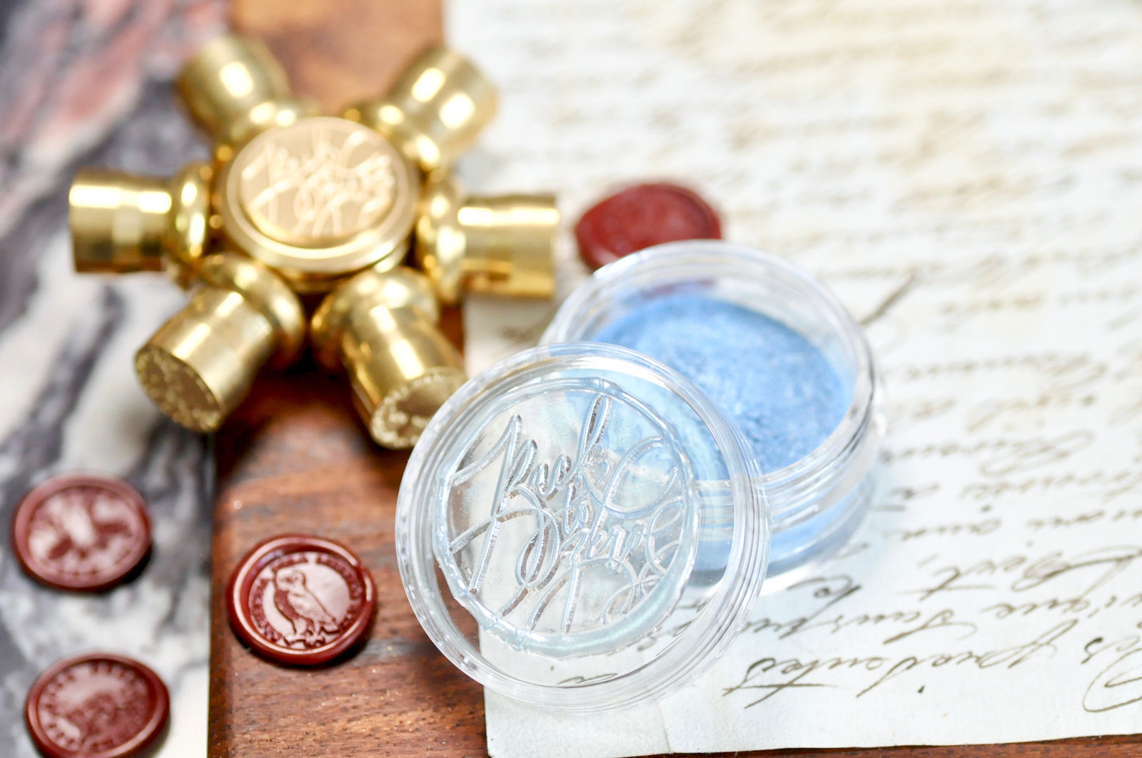 Metallic Highlight Powder for Wax Seal | Light Blue