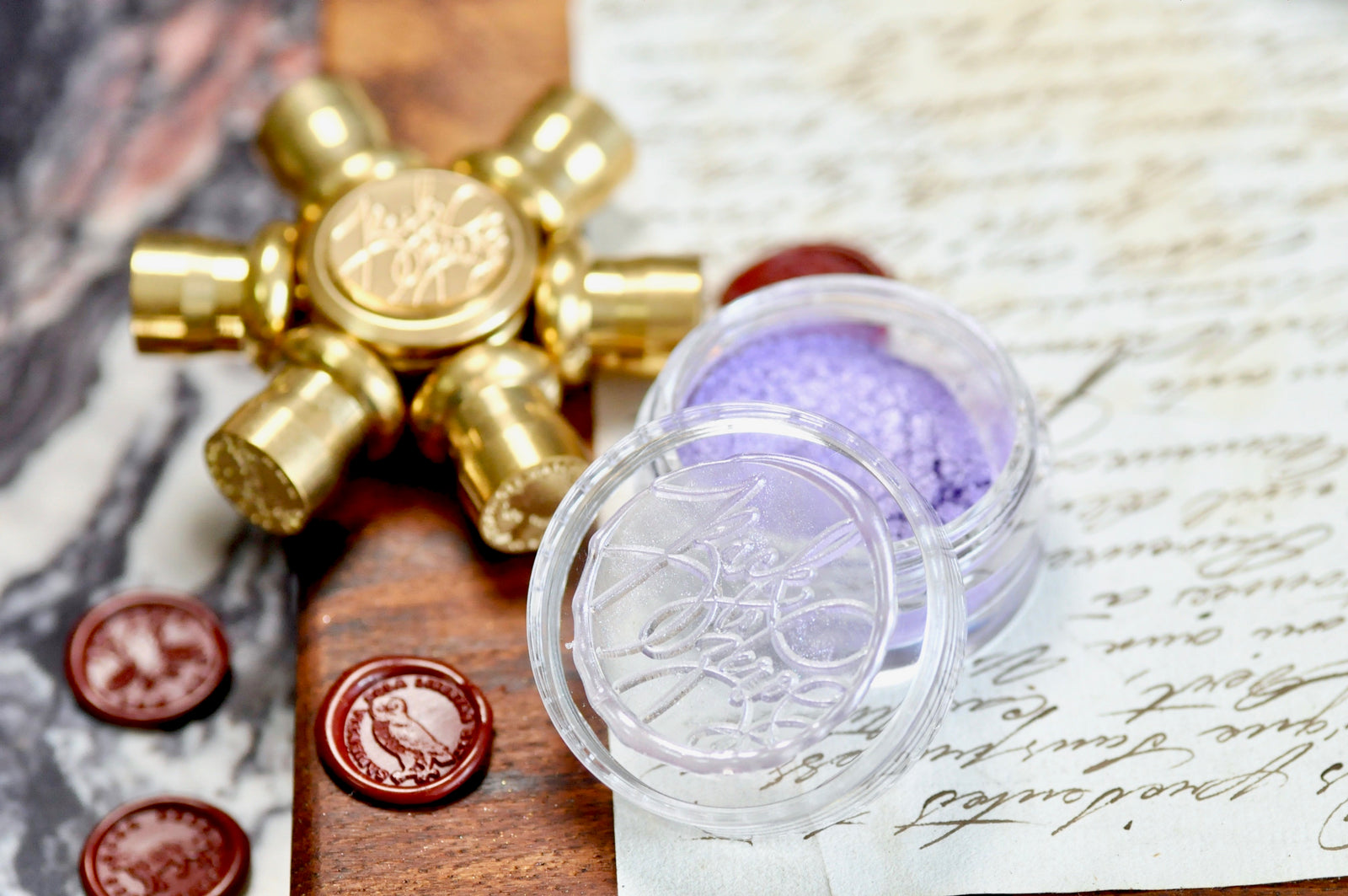 Metallic Highlight Powder for Wax Seal | Light Purple