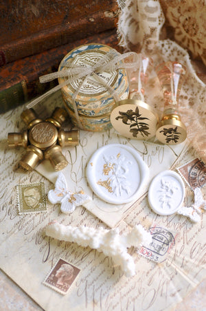 Floral Whispers: In Lieu of Speech Wax Seal Stamp | Lily | Renewed Dignity