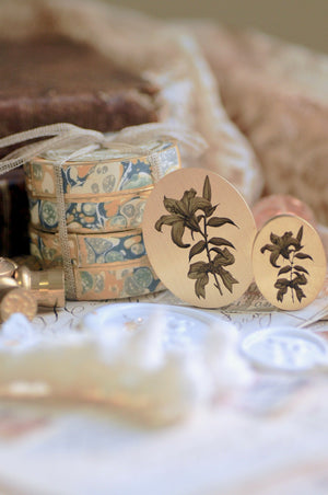 Floral Whispers: In Lieu of Speech Wax Seal Stamp | Lily | Renewed Dignity