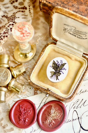 Floral Whispers: In Lieu of Speech Wax Seal Stamp | Lily of the Valley | Joy Returns (Pre-Order / Ship in March)