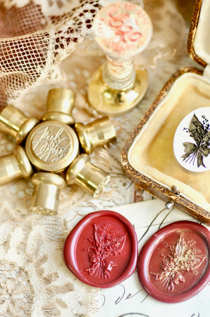 Floral Whispers: In Lieu of Speech Wax Seal Stamp | Lily of the Valley | Joy Returns