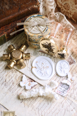 Floral Whispers: In Lieu of Speech Wax Seal Stamp | Lily of the Valley | Joy Returns