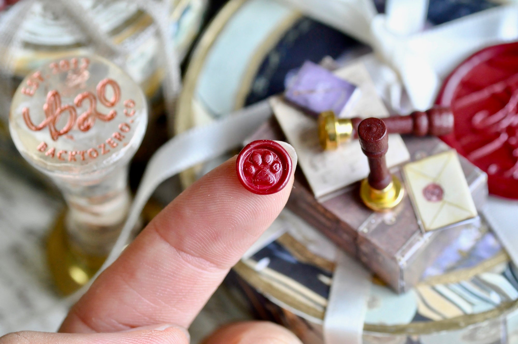 Miniature Wax Seal Stamp | Paw