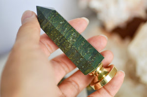 OOAK Ocean Jasper Point Tower Wax Seal Handle | II