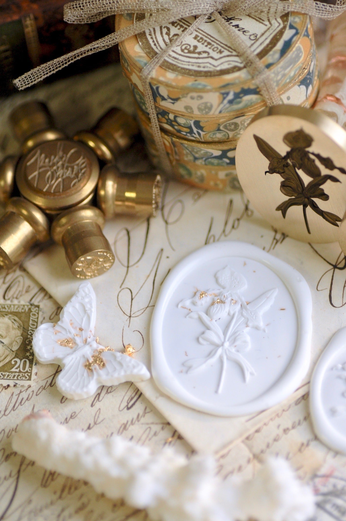 Floral Whispers: In Lieu of Speech Wax Seal Stamp | Lady Slipper Orchid | Rare but Strong