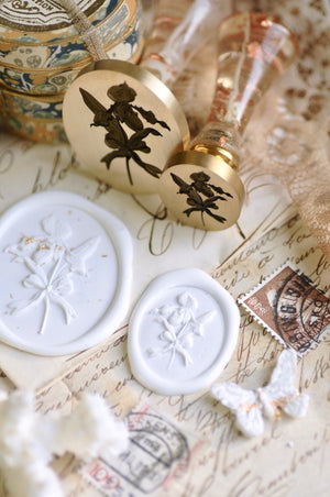 Floral Whispers: In Lieu of Speech Wax Seal Stamp | Lady Slipper Orchid | Rare but Strong