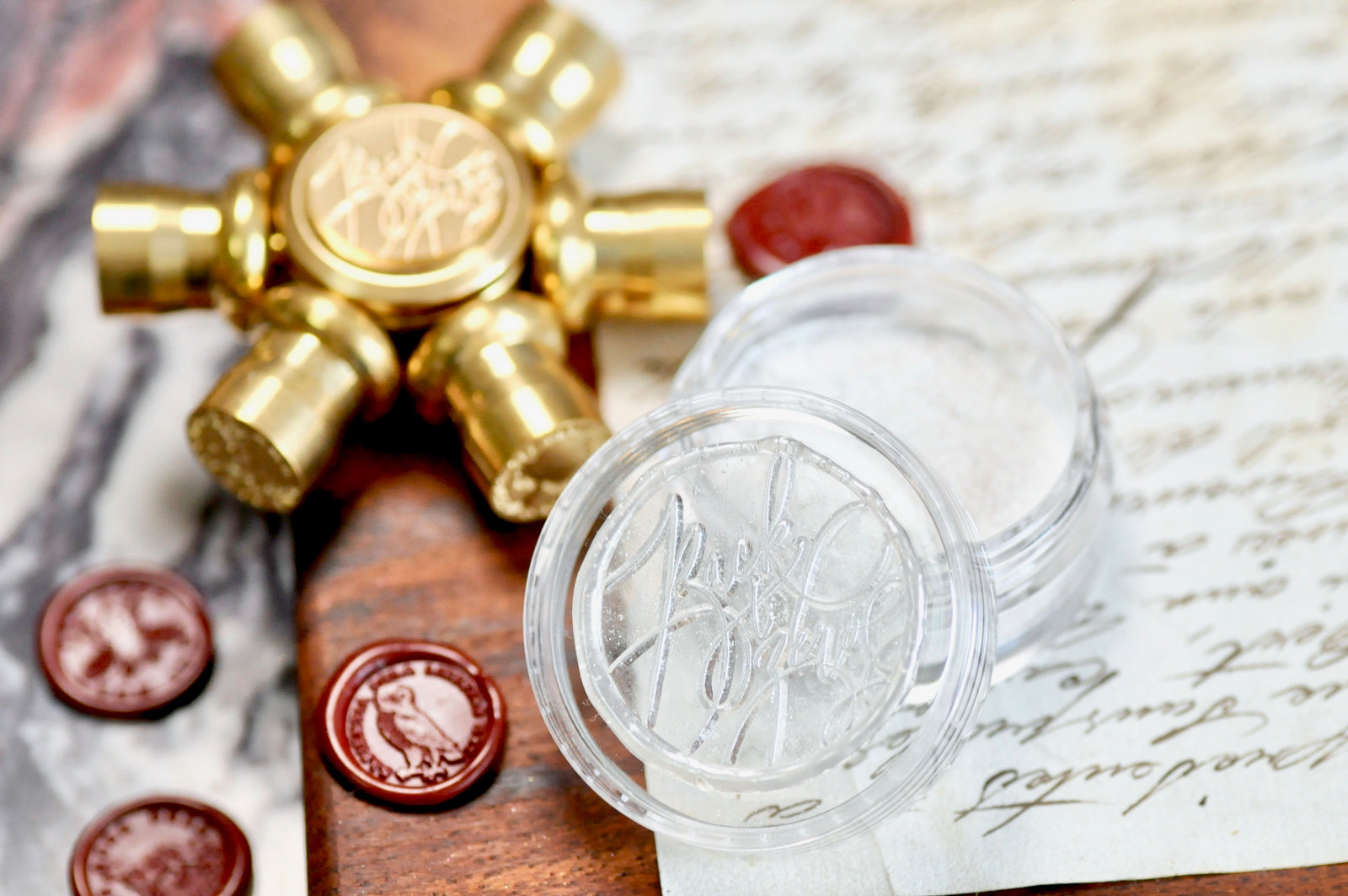 Metallic Highlight Powder for Wax Seal | Pearl White