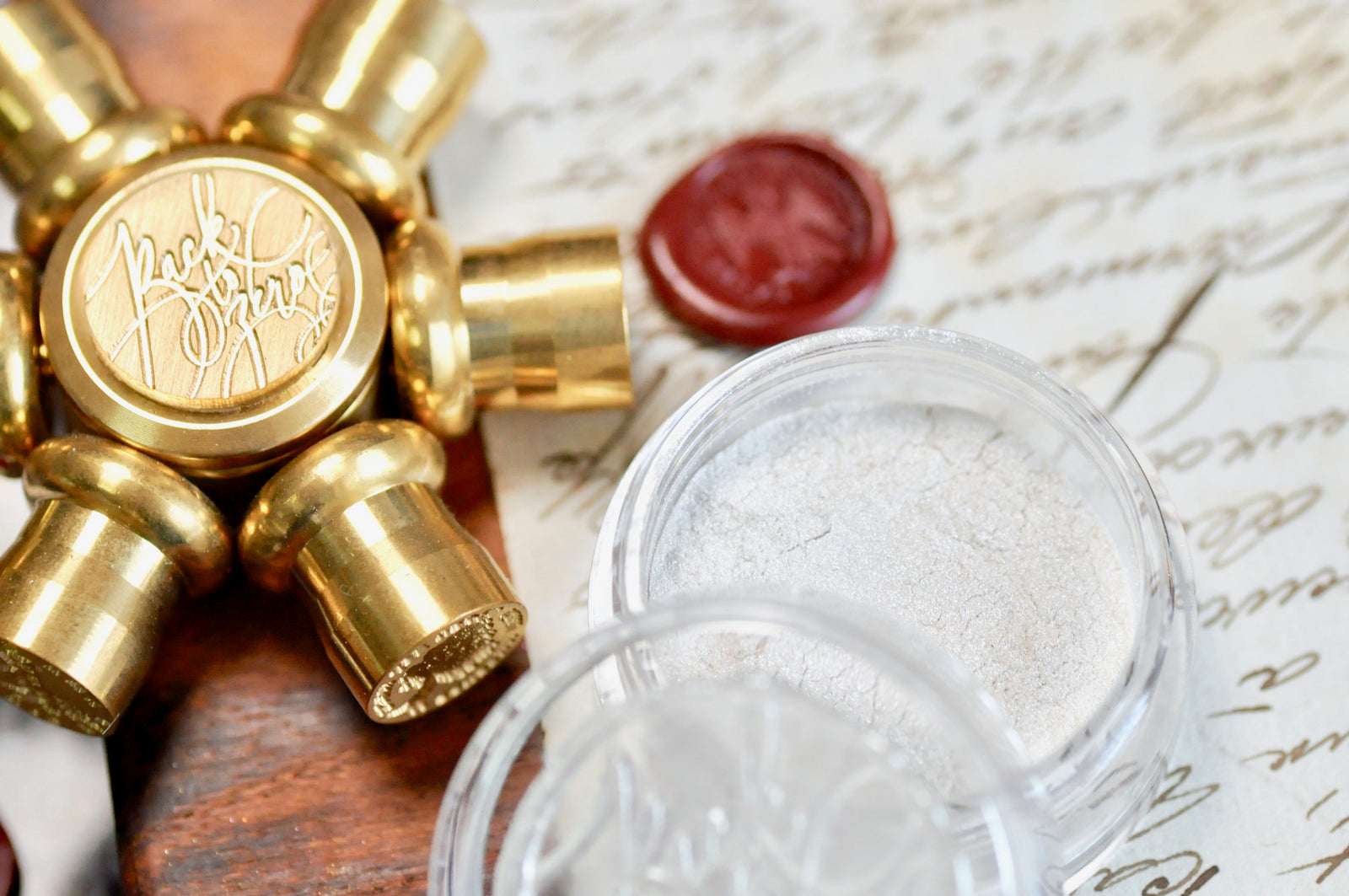 Metallic Highlight Powder for Wax Seal | Pearl White