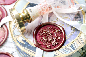 Peony 3D Emboss Wax Seal Stamp