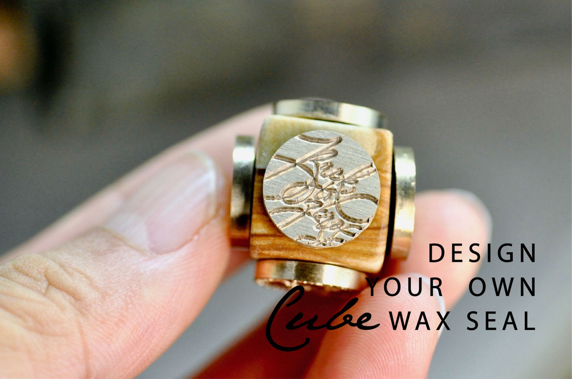 OOAK Design Your Own Cube Wax Seal | Picture Jasper