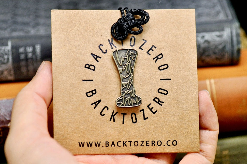 In Love with my Wax Seal Stamp Lapel Pin | Antique Gold - Backtozero B20 - antique gold, atq gold, enamel, her, him, in love, lapel, metal, metal pin, pin