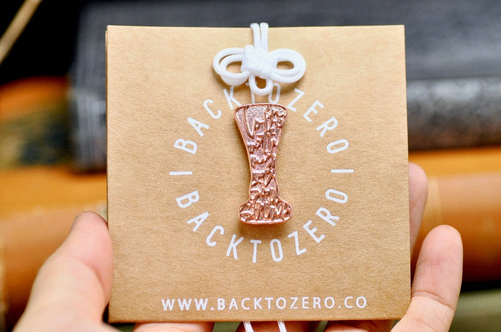 In Love with my Wax Seal Stamp Lapel Pin | Rose Gold - Backtozero B20 - enamel, her, him, in love, lapel, metal, metal pin, pin, rose gold