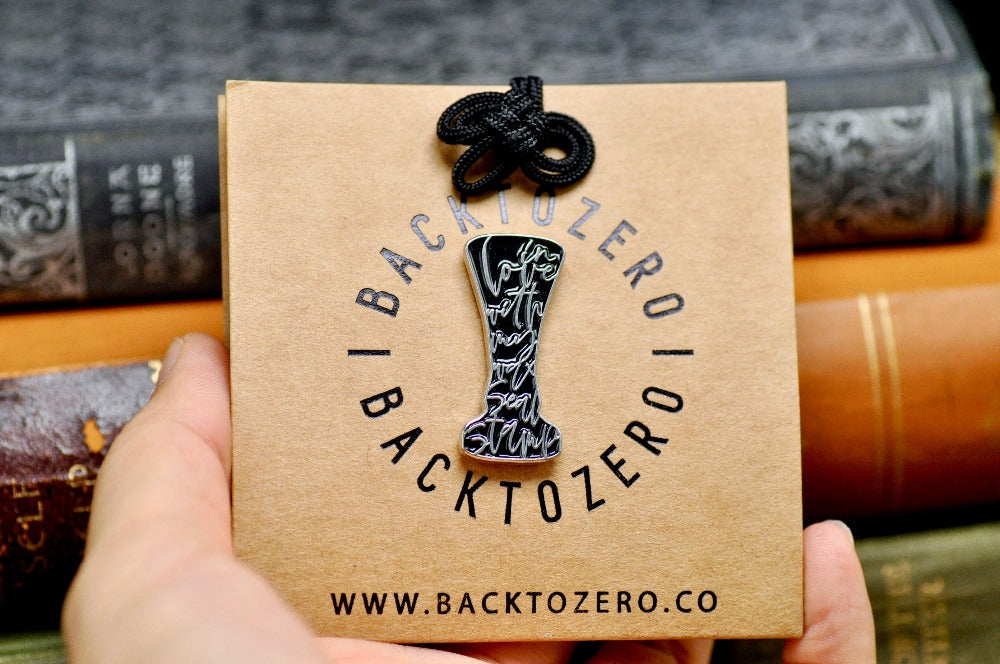 In Love with my Wax Seal Stamp Soft Enamel Pin | Black - Backtozero B20 - Black, enamel, her, him, in love, lapel, metal, metal pin, pin, Silver, soft enamel, soft enamel pin