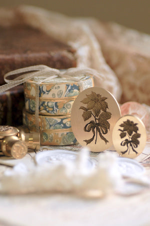Floral Whispers: In Lieu of Speech Wax Seal Stamp | Poinsettia | Joy in the Present