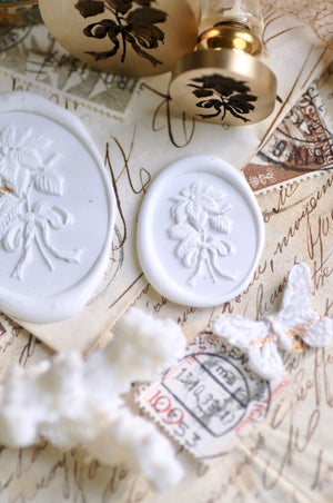 Floral Whispers: In Lieu of Speech Wax Seal Stamp | Poinsettia | Joy in the Present