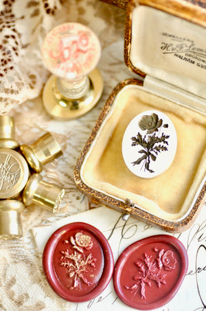 Floral Whispers: In Lieu of Speech Wax Seal Stamp | Poppy | Peace in Dreams (Pre-Order / Ship in March)