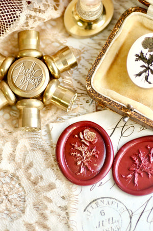 Floral Whispers: In Lieu of Speech Wax Seal Stamp | Poppy | Peace in Dreams (Pre-Order / Ship in March)