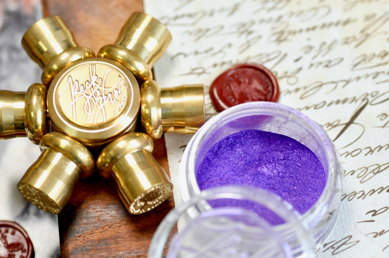 Metallic Highlight Powder for Wax Seal | Purple
