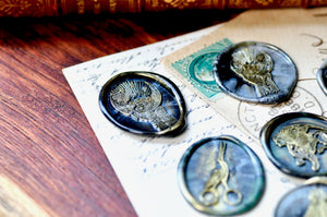 Picador Horse Wax Seal Stamp Designed by Jaime Montalvo - Backtozero B20 - blindfold, collaboration, handleupgrade, Horse, newarrivals, rekka, Retro, Signature, signaturehandle, tattoo