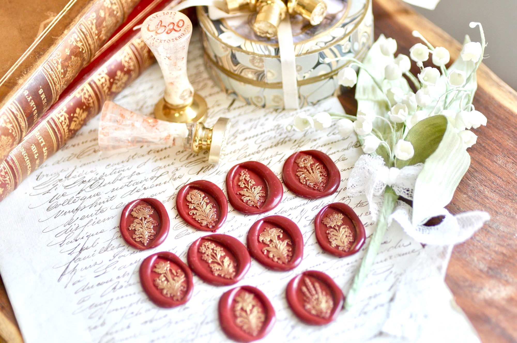 Retro Flower Wax Seal Stamp | Daffodil