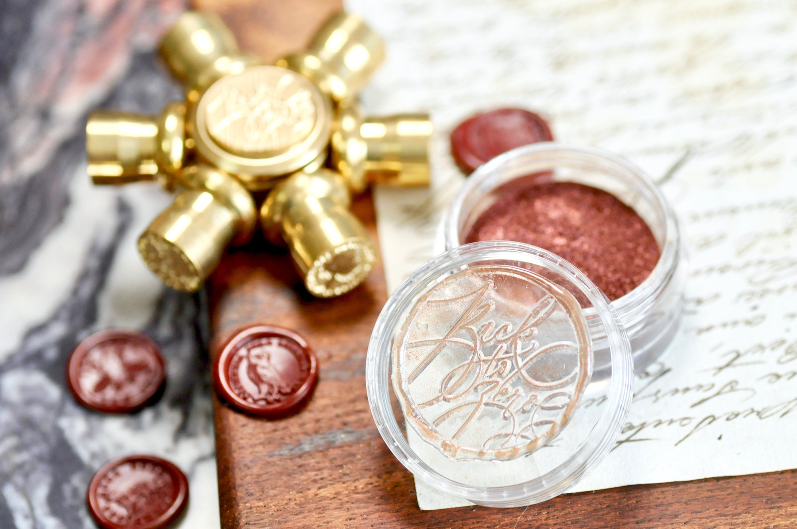 Metallic Highlight Powder for Wax Seal | Rust